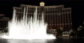 Fantastic Show Fabulous Water Fountain Las Vegas Bellagio Hotel Casino Night Lit Video