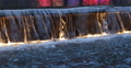 Rockefeller Water Fountain Flow Colorful Landmark Sights Neon Signs Reflections Video