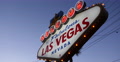 Famous Iconic Fabulous Las Vegas Welcome Neon Sign Illuminated Bulb Lights Night Video