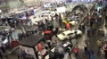4k Motorshow automobile concept cars trade fair timelapse Video
