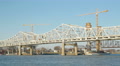 4K Louisville Downtown Bridge Construction 7 Video