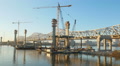 Louisville Downtown Bridge Construction From Jeffersonville 4 Video