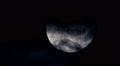 Halloween moon - Moon with clouds Video