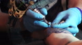 Tattooing on the body Video