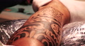 Tattooing on the body Video