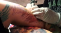 Tattooing on the body Video
