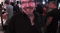 Scary man with tattoos and piercings on the body and face. Video