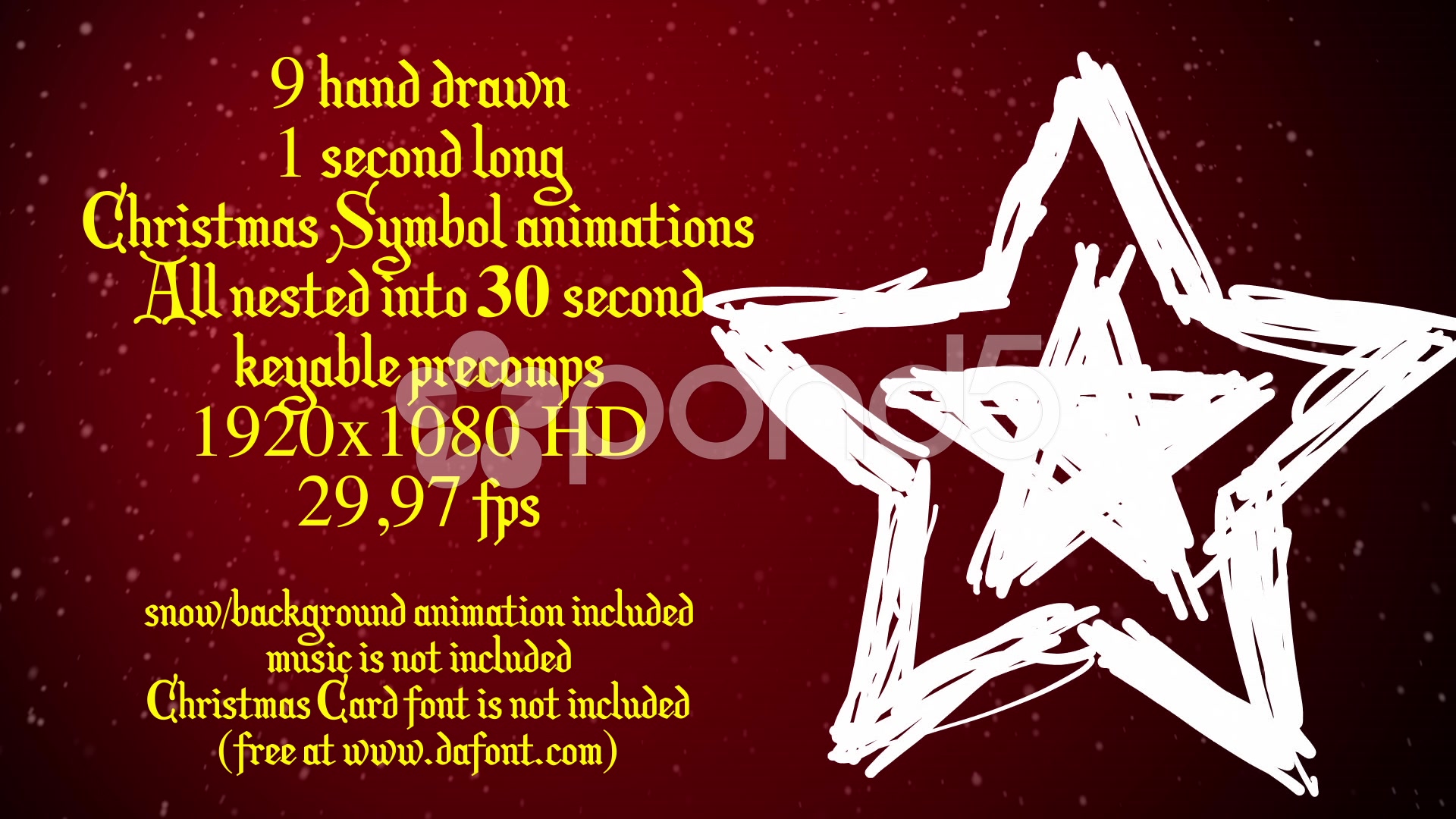 After Effects Project - Pond5 9 Chrismas Symbols 45104695 After Effects Project - Pond5 9 Chrismas Symbols 45104695