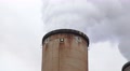 Close Up Smoke Stacks Of Power Plants 4K Video