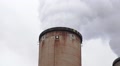 Close Up Smoke Stacks Of Power Plants HD Video