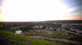 4K Los Angeles Overlook 01 Timelapse Pan R Sunset to Night Video