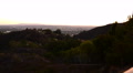 4K Los Angeles Overlook 04 Timelapse Pan L Sunset to Night Hollywood Video
