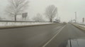 road in village in winter. Ukraine Video