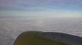 4k Aeroplane window seat view in flight with turbine Video
