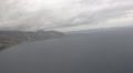Window seat view approaching Funchal Airport Video
