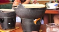 Fire Pot Stew On Table At Busy Restaurant 02 4K Video