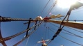 Santa Maria de Colombo classic sailing boat mast tilt down Video