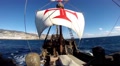 Open sail sailing with Santa Maria de Colombo sailing boat Video