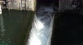 Water Rushing Thru Drainage System From Above 01 4K Video
