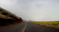 Driving mountain road inside clouds to Pico Arieiro in Madeira Video