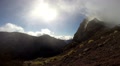 Timelapse inside mountain clouds Pico do Arieiro in Madeira Video