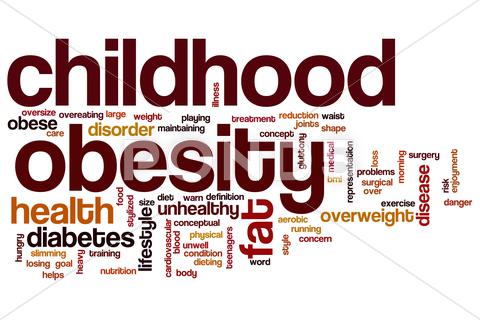 Childhood Obesity Word Cloud