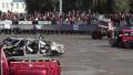 Bigfoot truck entertaining viewers at show, fun, extreme sports Video