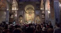4k New Years Eve prayer Jesuit college church Funchal inside Video