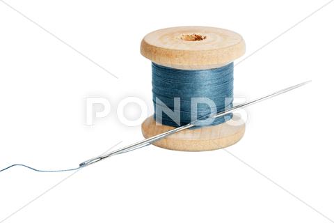 Stock photo of Thread with needle
