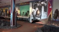 4k Masks and sculptures exhibition sunny room Jardim Tropical Madeira Video