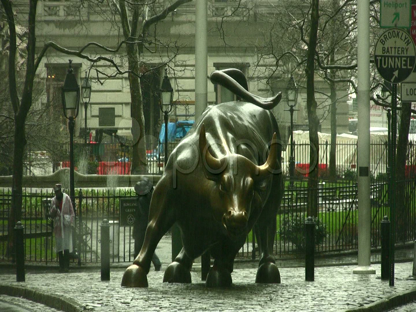 Wall Street Bull Statue Stock Video Footage 85825 Pond5