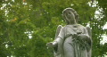 Cemetery angel. Footage