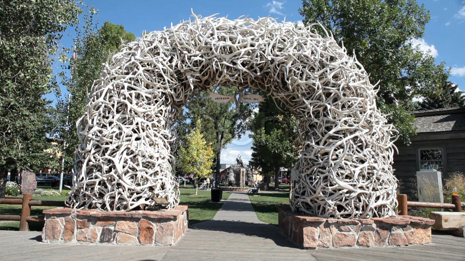 Jackson Hole Elk antler arch P HD 3264 ~ Hi Res #525941