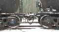 Freight car connection. Footage