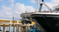 Puerto Rico - HD Mega Yacht raises dingy Footage