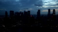 Singapore 002 - Panoramic view of Singapore in dusk, Skyscrapers, Cityscape Footage