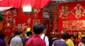 Singapore 004 Chinese people shopping for New Year Eve decoration in China Town Footage