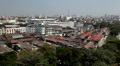 Aerial view of Bangkok from Wat Saket, Golden Mountain,Thailand Footage