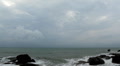 Big waves among rocks on exotic beach, Koh Samui Lamai Island, Thailand Footage