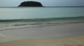 People walking on a tropical and exotic beach in Thailand, Phuket Island Footage