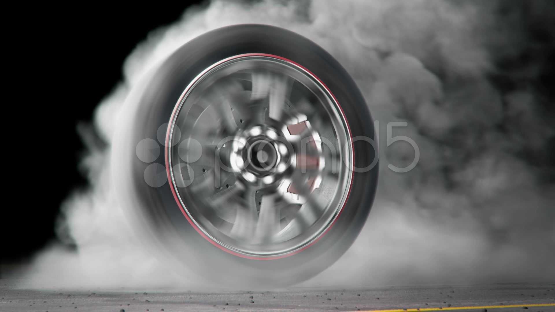 Wheel Burnout loop Stock Video Footage 5668345 Pond5