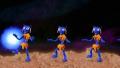 Funny aliens dancing on a planet with blue star - stop motion animation Footage