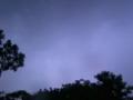 Blue Tropical Jungle Thunderstorm cloud to cloud lightning -4x3 Footage