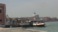 Boats station in Venice, Italy Footage
