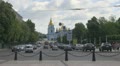 Saint Michael's Golden-Domed Cathedral with its belltower in Kiev, Ukraine Footage