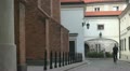 Queen Anna's corridor, Old Town in Warsaw, Poland Footage