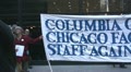 Iraq War protest in Federal Plaza - Chicago, IL Footage