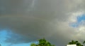 Tropical Rainbow - rain clouds Footage