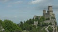 Time lapse of Guita Tower in Republic of San Marino Footage