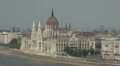 Panoramic view of Budapest Parliament, Budapest, Hungary Footage